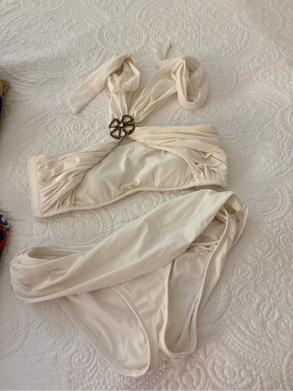 Vintage Badgley Mischka Two-Piece Swimsuit